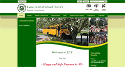 Desktop Screenshot of lymecsd.org